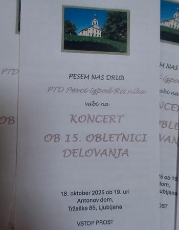Pesem nas druži - PTD Pevci izpod Rožnika