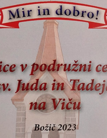 predstavitev jaslic v podružnični cerkvi sv. Juda in Tadeja na Viču 